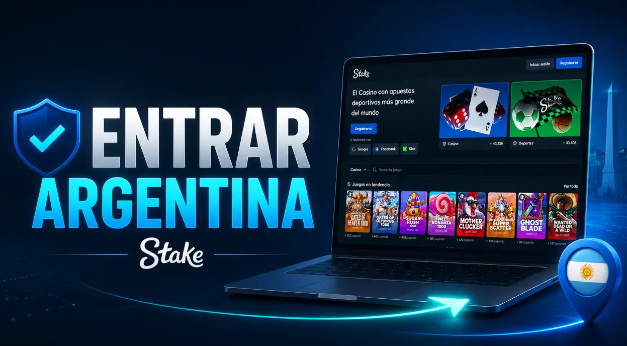 Cómo entrar a Stake desde Argentina